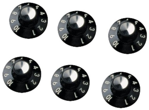 Fender 0990930000 Pure Vintage Standard Blackface Amplifier Knobs (6)