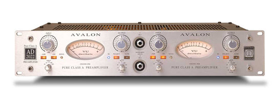 Avalon AD2022 Pure Class A Dual Mono Microphone Preamplifier & DI