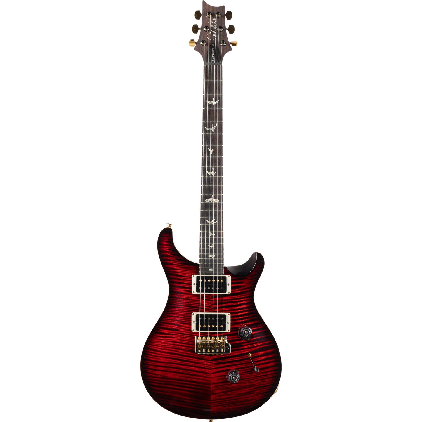 PRS Custom 24 10 Top Electric Guitar, Fire Red Burst