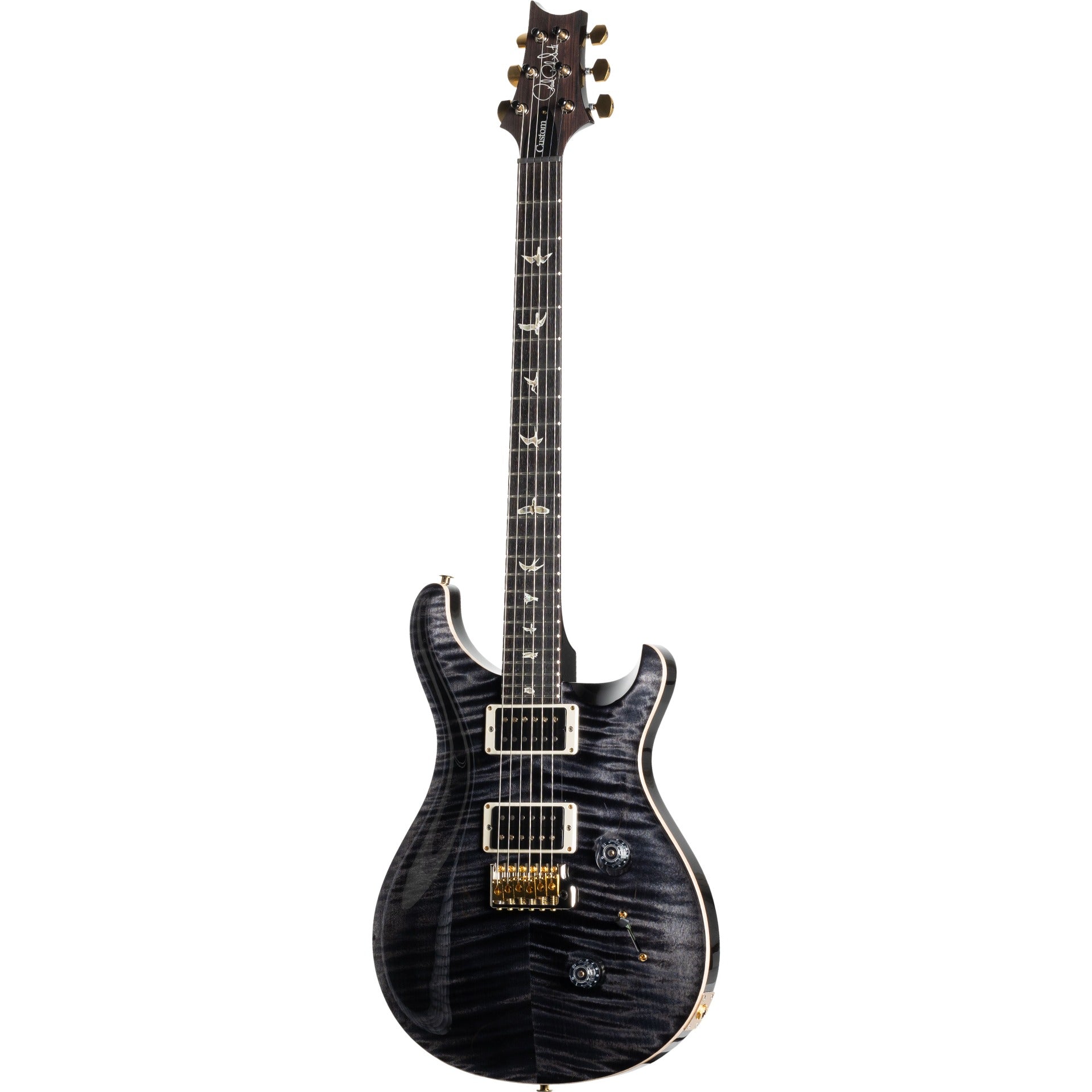 PRS Custom 24 10 Top Electric Guitar, Gray Black w/ Case – Alto Music