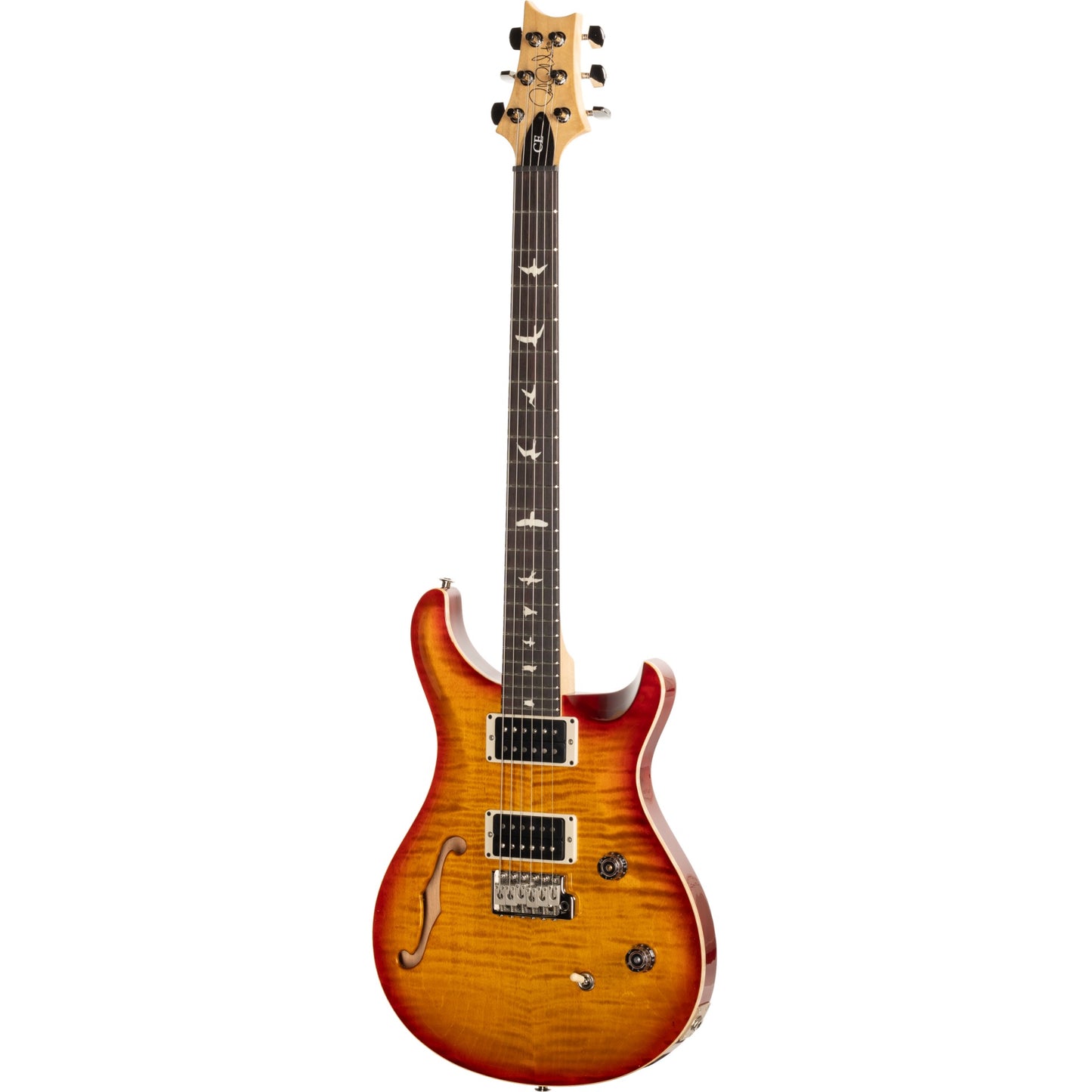 PRS CE 24 Semi Hollow Electric Guitar, Dark Cherry Sunburst