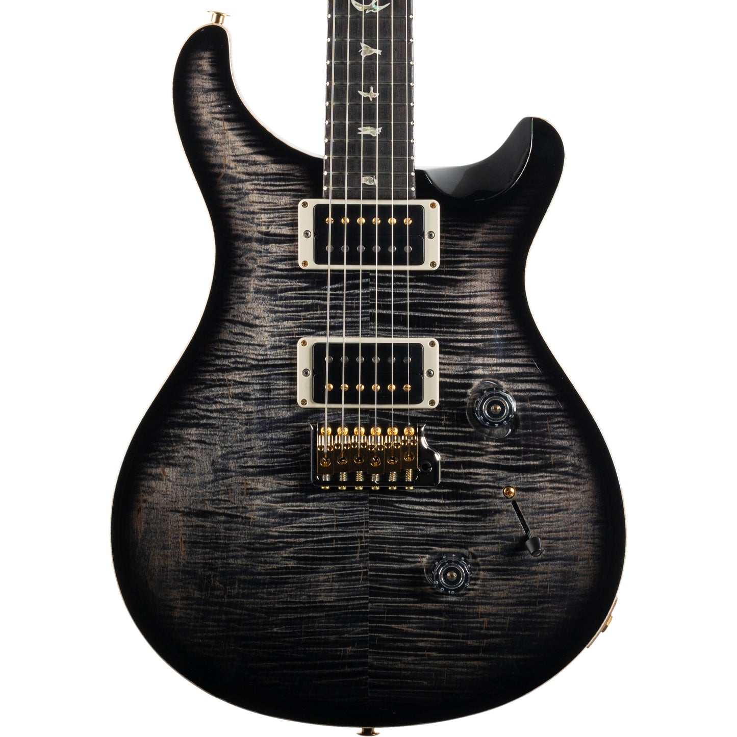 PRS Custom 24 10 Top Electric Guitar, Charcoal Burst