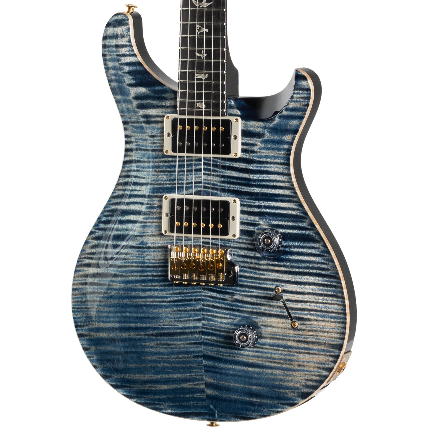 PRS 2024 Custom 24 10 Top Electric Guitar, Faded Whale Blue