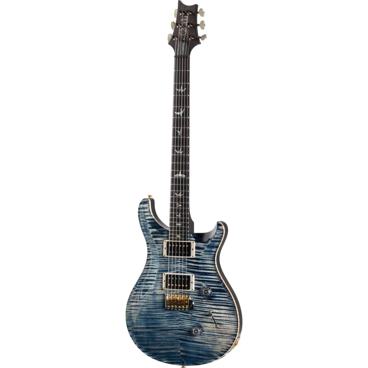 PRS 2024 Custom 24 10 Top Electric Guitar, Faded Whale Blue