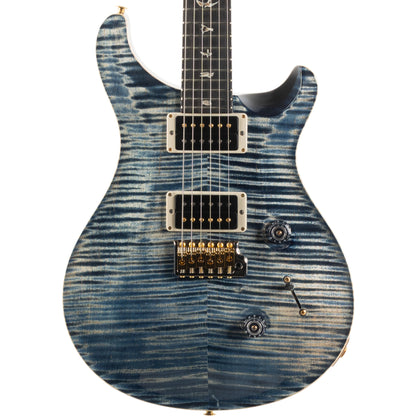 PRS 2024 Custom 24 10 Top Electric Guitar, Faded Whale Blue