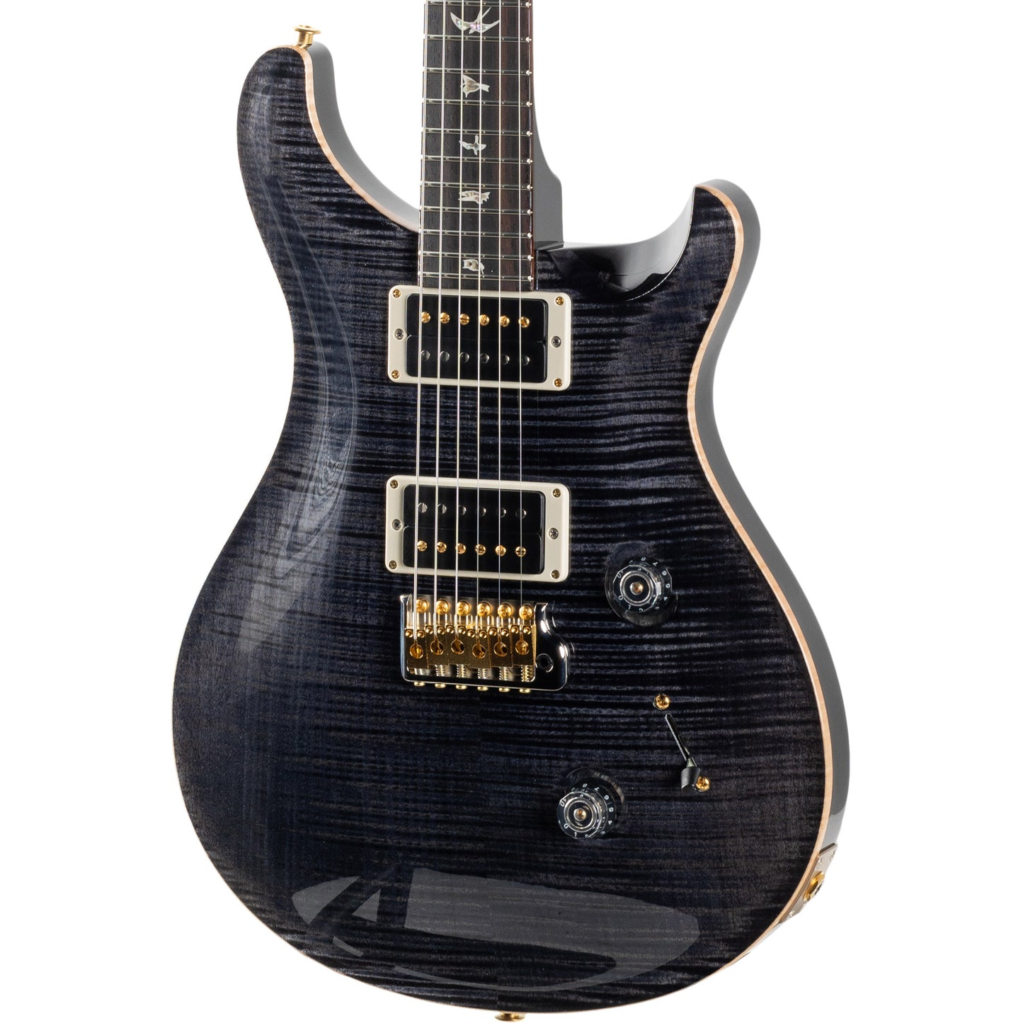 PRS 2024 Custom 24 Electric Guitar - Gray Black 10-Top