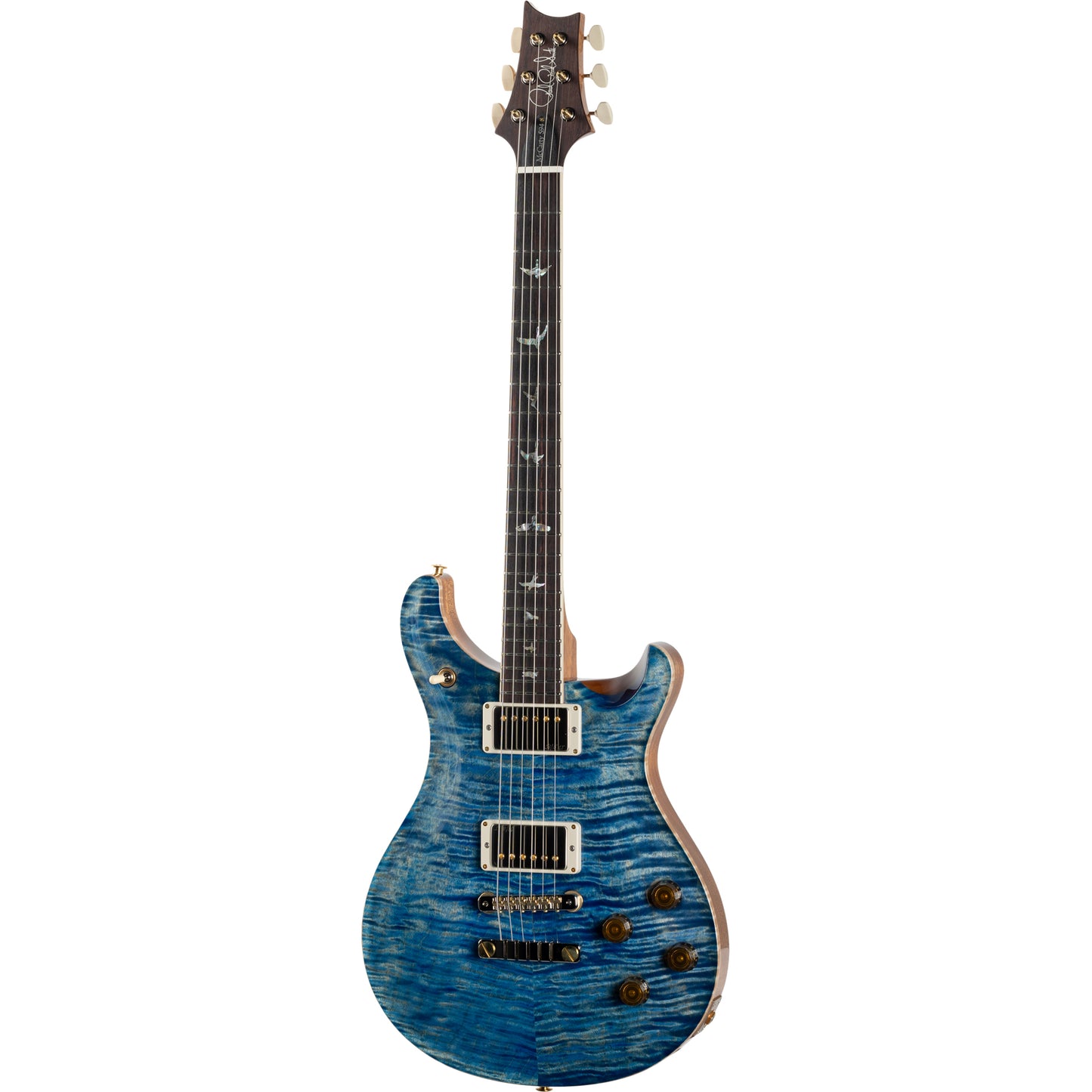 PRS McCarty 594 10 Top Electric Guitar, Faded Blue Jean