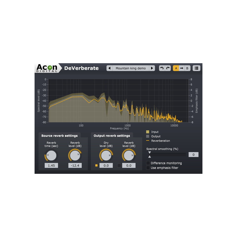 Acon Digital DeVerberate Plug-in