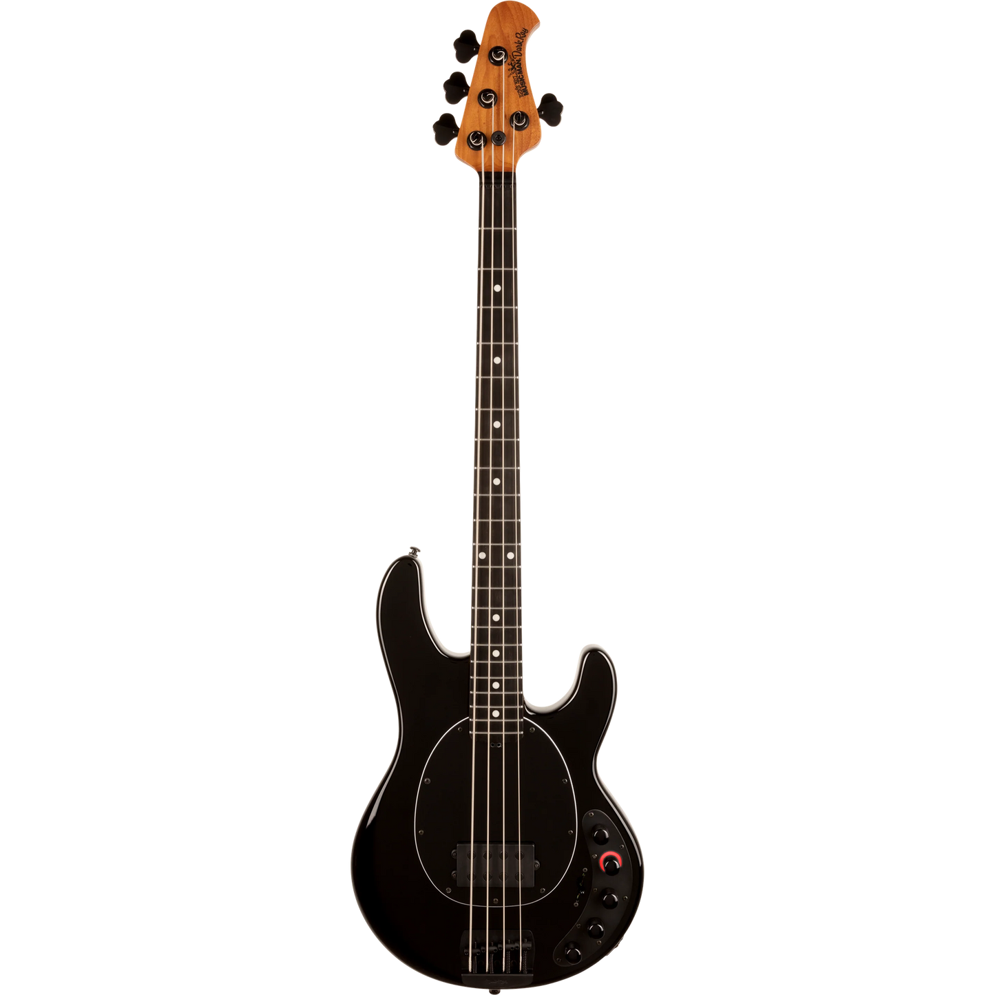 Ernie Ball Music Man Dark Ray Bass in Obsidian Black