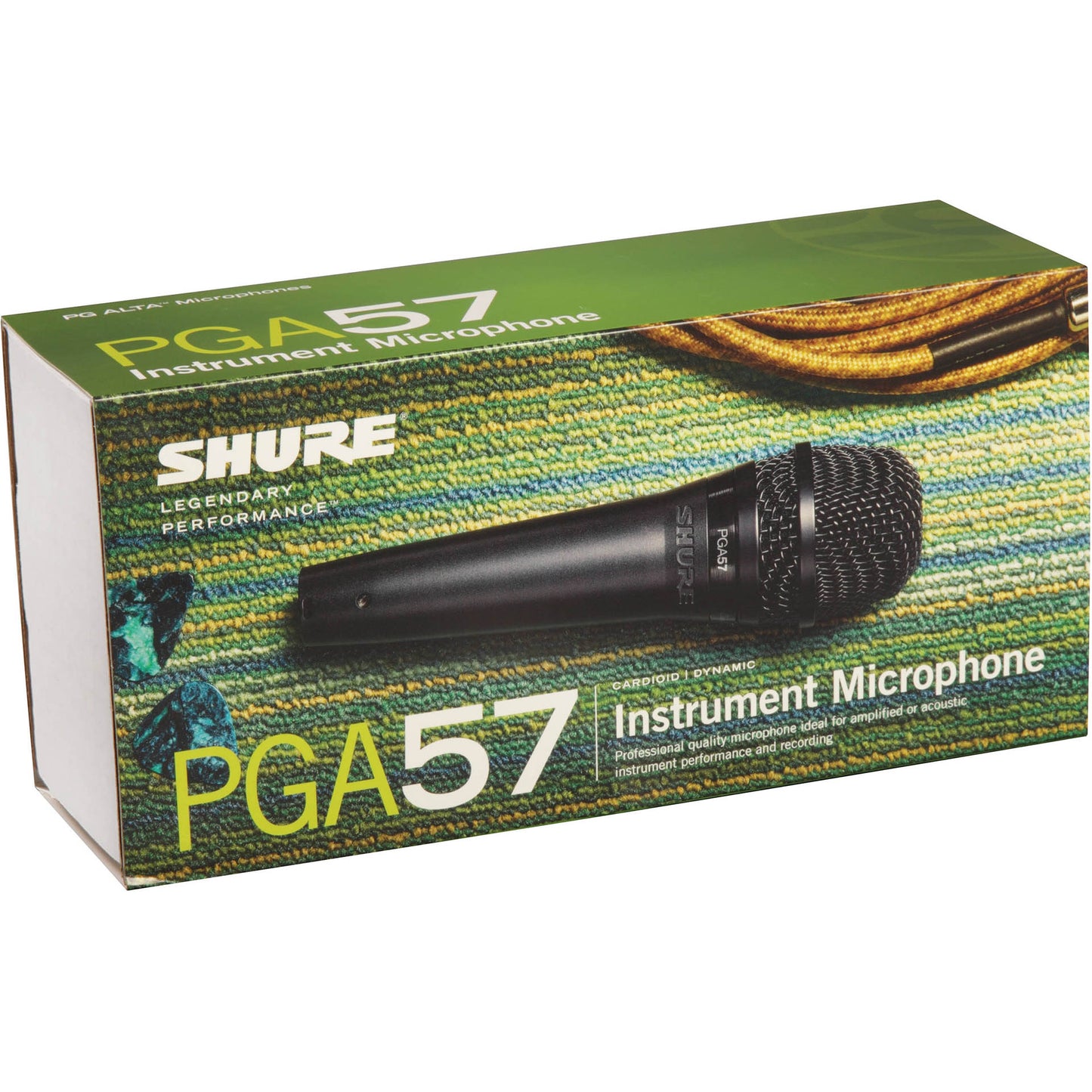 Shure PGA57-LC Cardioid Dynamic instrument Microphone with No Cable