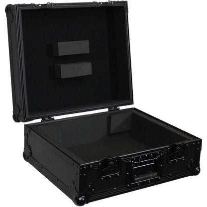 ProX T-TTBL Case for SL1200-Style Turntable - Black on Black