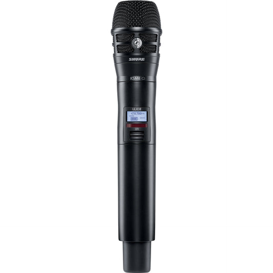 Shure ULXD2/K8B Handheld Transmitter with KSM8 Capsule in Black