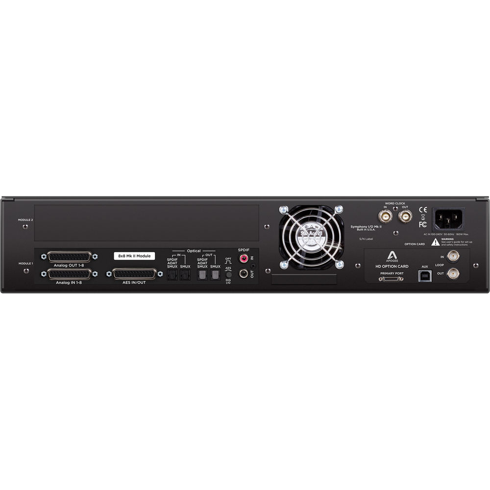 Apogee Electronics Symphony I/O Mk II HD 16x16 - Multi-Channel Audio Interface for Pro Tools HD