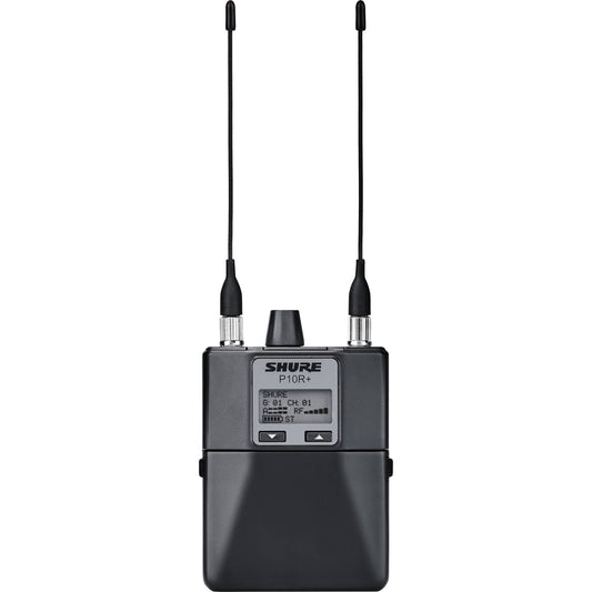 Shure P10R+ Wireless Bodypack Receiver - Frequency G10: 470 to 542 MHz