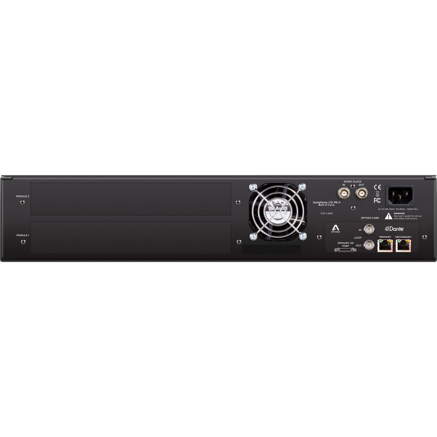 Apogee Symphony I/O MKII Chassis only with Dante Card