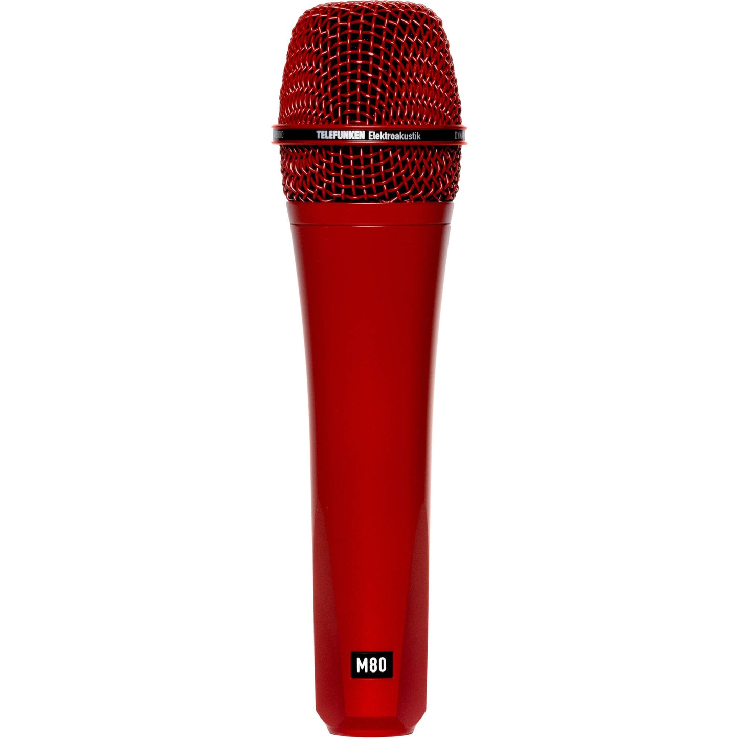 Telefunken M80 Supercardioid Dynamic Handheld Vocal Microphone, Red