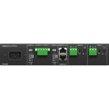 Lab Gruppen FA2402 Two-Channel 240W Commercial Amplifier with Direct Drive Technology