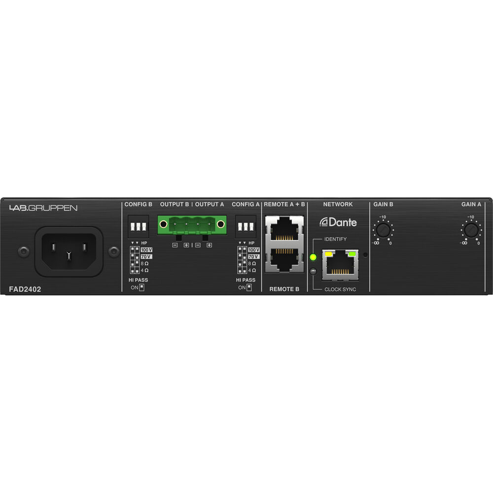 Lab Gruppen FA2402 Two-Channel 240W Commercial Amplifier