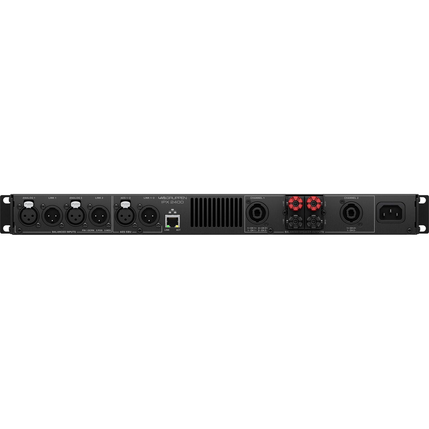 Lab Gruppen IPX 2400 Compact 1200W 2-Channel DSP Controlled Power Amplifier