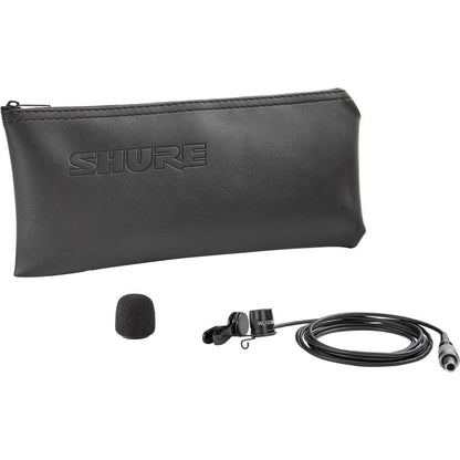 Shure WL183m Omnidirectional Lavalier Microphone with LEMO Connector - Black