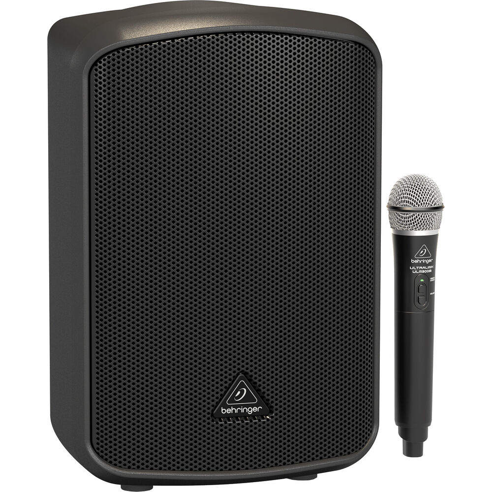 Behringer MPA200BT Battery-Powered 8" PA Speaker with Handheld Wireless System & Bluetooth