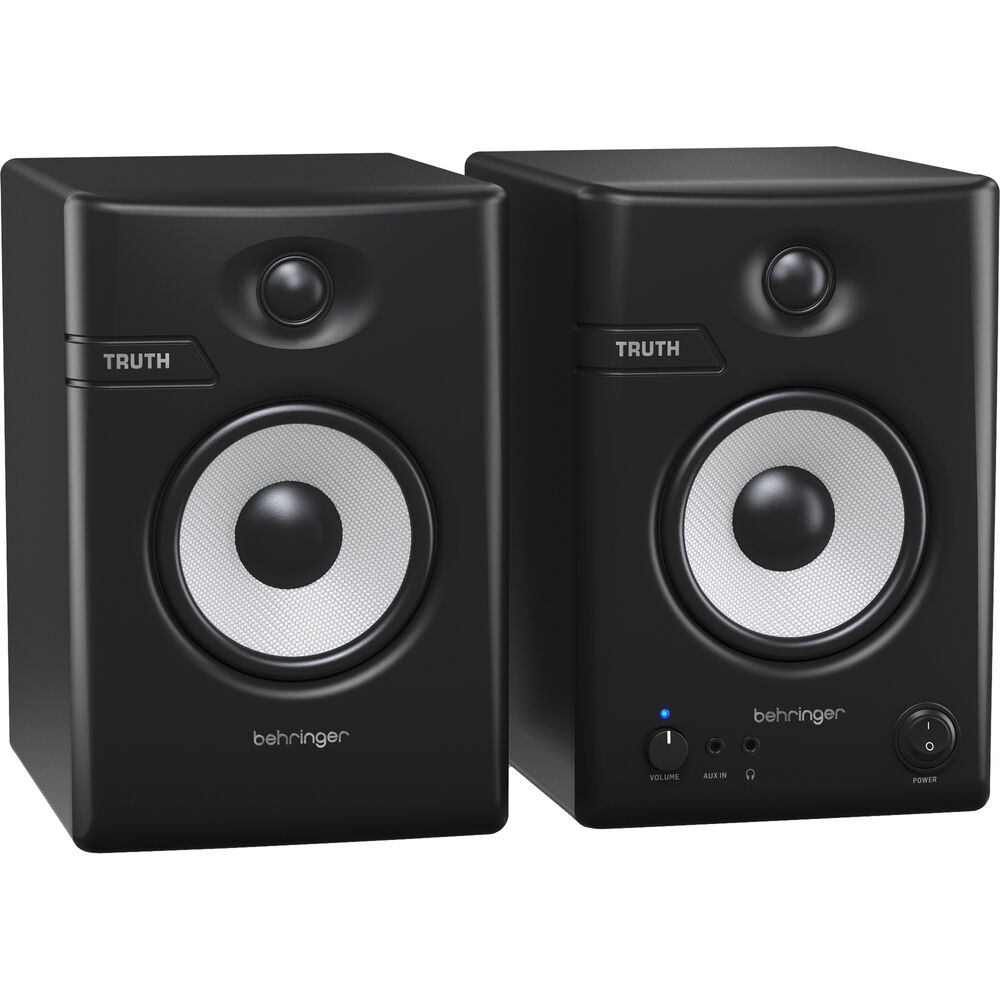 Behringer TRUTH 4.5" Powered Studio Monitors with Bluetooth - Pair, Black