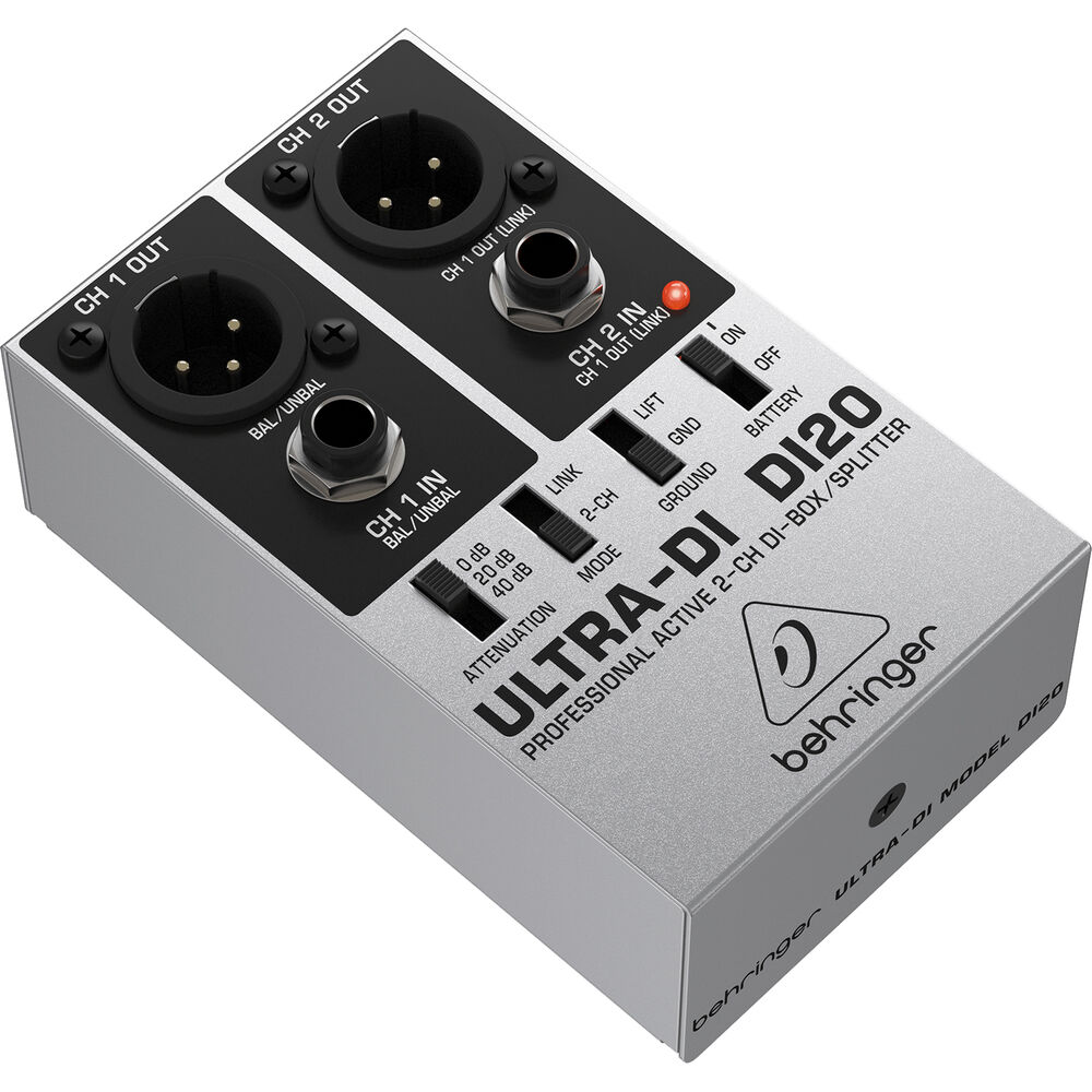 Behringer Ultra-DI DI20 2-channel Active Direct Box / Splitter