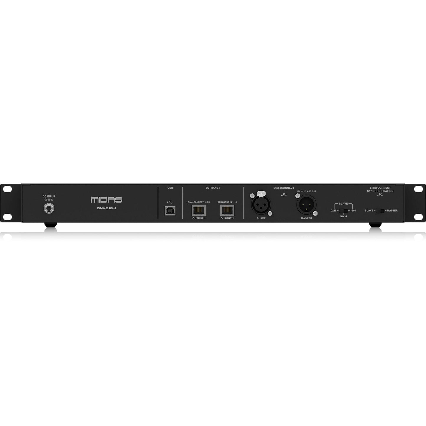 Midas DN4816-I Bus-Powered StageCONNECT Interface with 16 Inputs and Ultranet