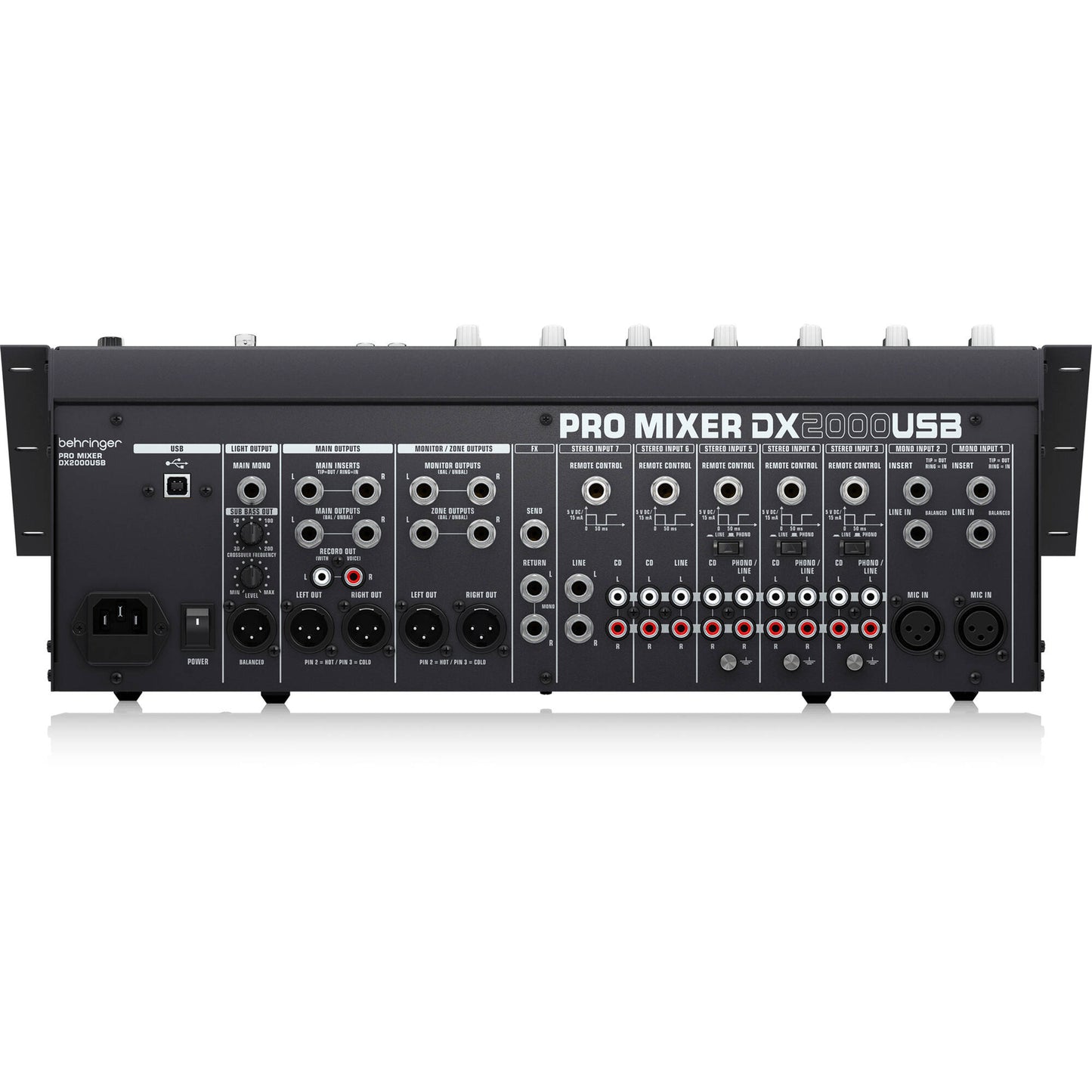 Behringer DX2000USB Professional 7-Channel DJ Mixer