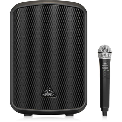 Behringer MPA200BT Battery-Powered 8" PA Speaker with Handheld Wireless System & Bluetooth