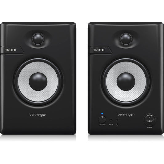 Behringer TRUTH 4.5" Powered Studio Monitors with Bluetooth - Pair, Black