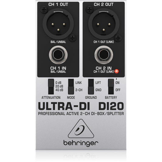 Behringer Ultra-DI DI20 2-channel Active Direct Box / Splitter