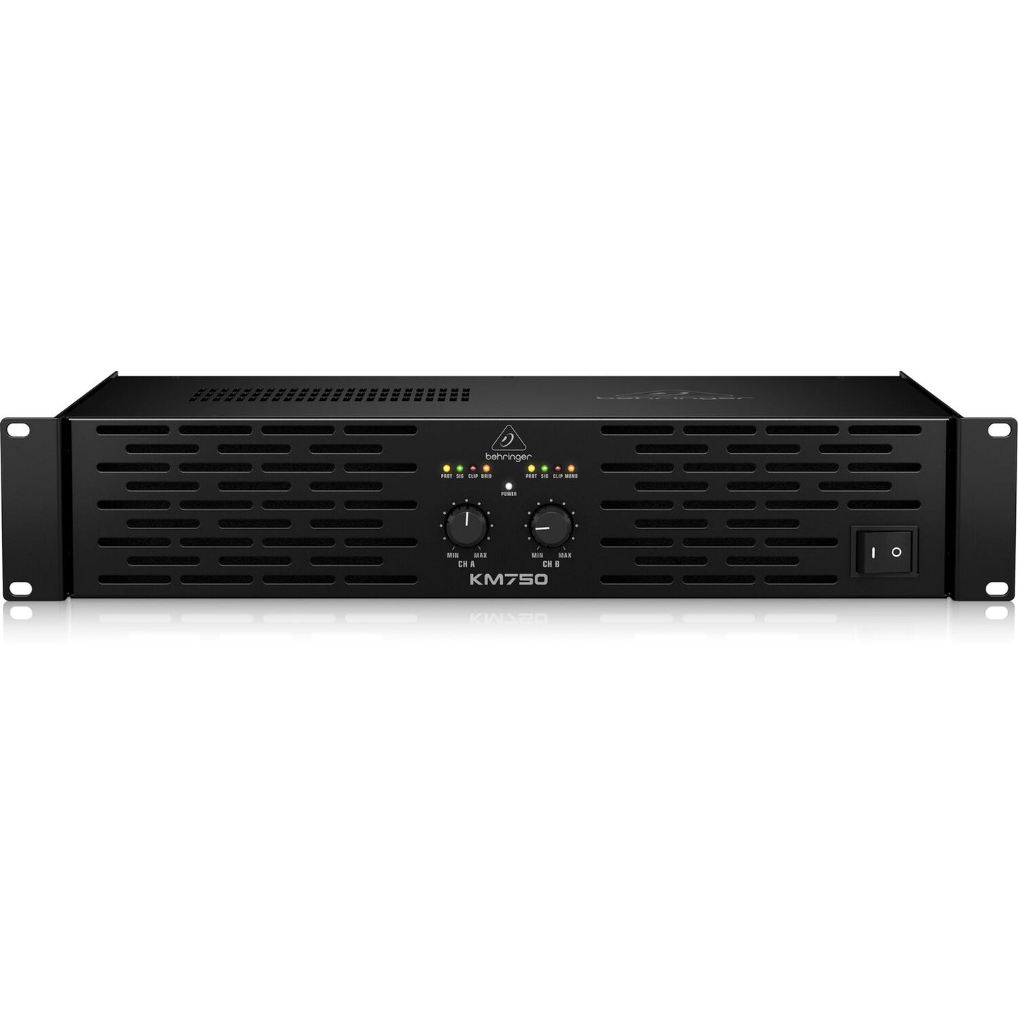 Behringer KM750 750W Stereo Power Amplifier with ATR Technology