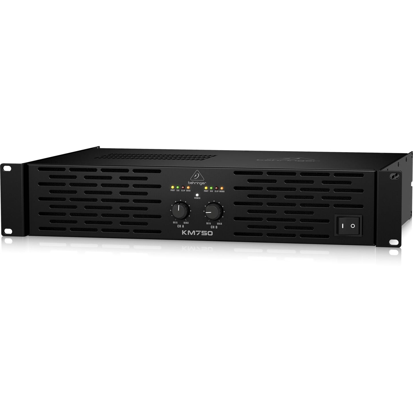 Behringer KM750 750W Stereo Power Amplifier with ATR Technology