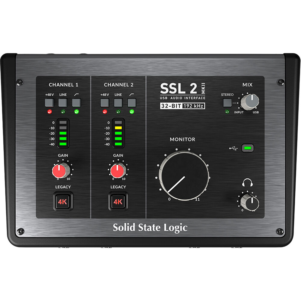 Solid State Logic SSL2 MKII 2x2 USB-C Audio Interface