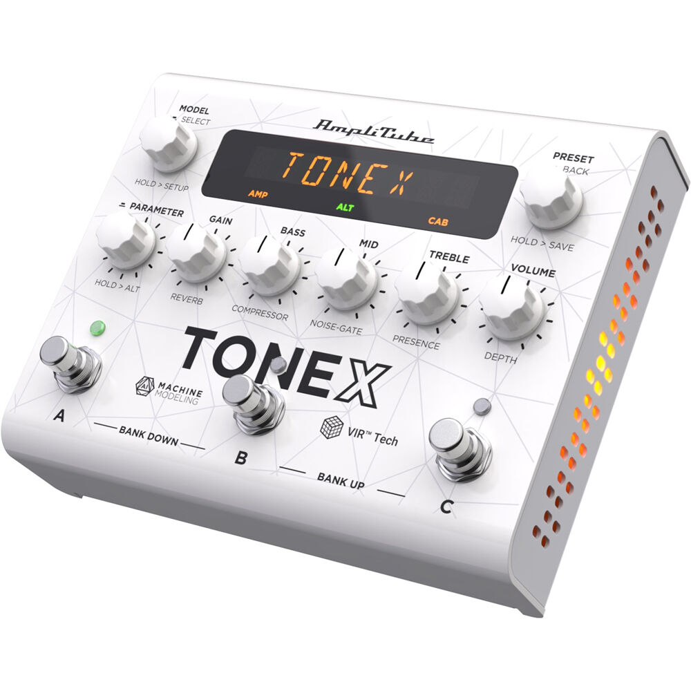 IK Multimedia TONEX Amplifier/Cabinet Modeler Pedal - Anniversary Edition White