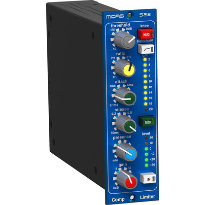 Midas 522 Compression Limiter 500-Series with Presence Control