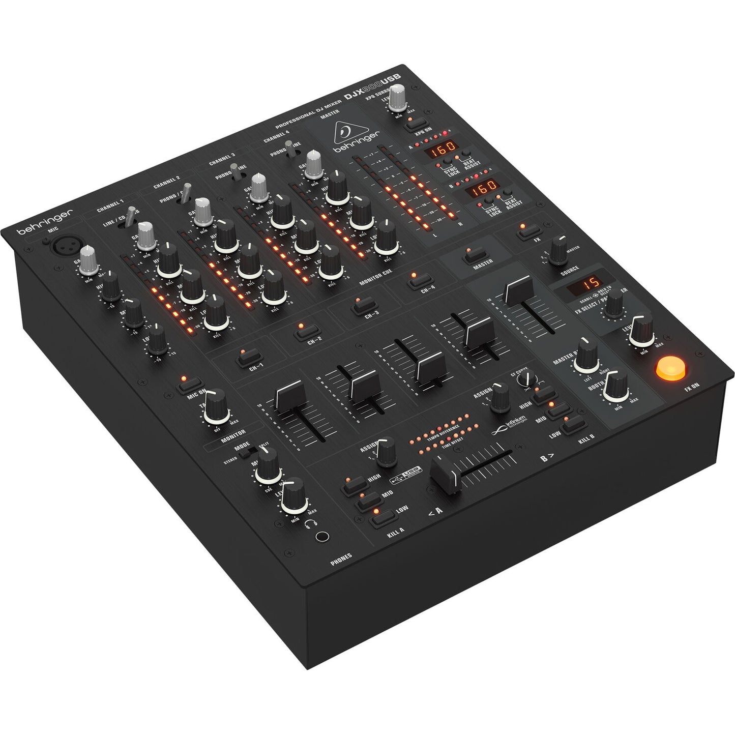 Behringer Pro Mixer DJX900USB 4-channel DJ Mixer