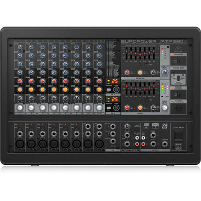 Behringer Europower PMP1680S 10-channel 1600W Powered Mixer