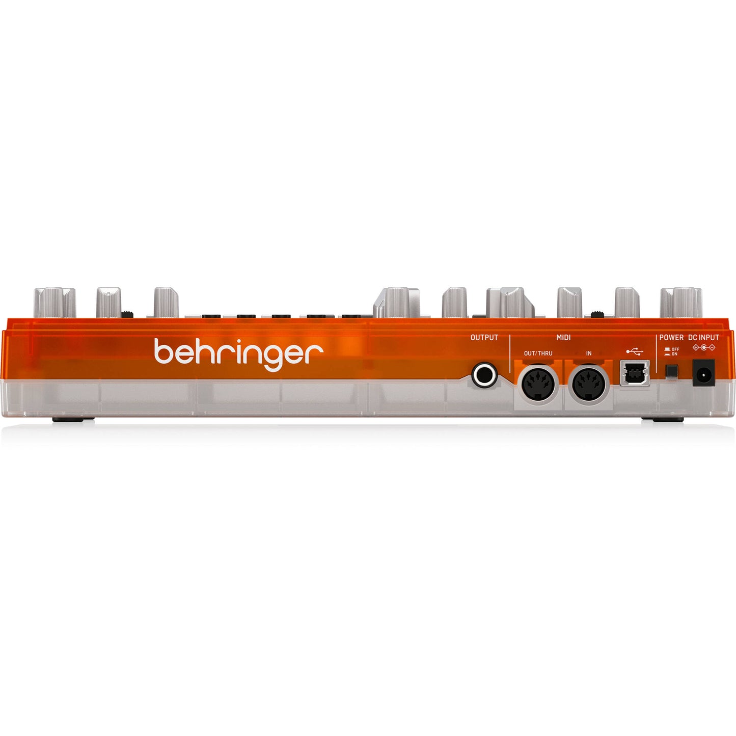 Behringer TD-3-TG Analog Bass Line Synthesizer with 16-Step Sequencer - Tangerine