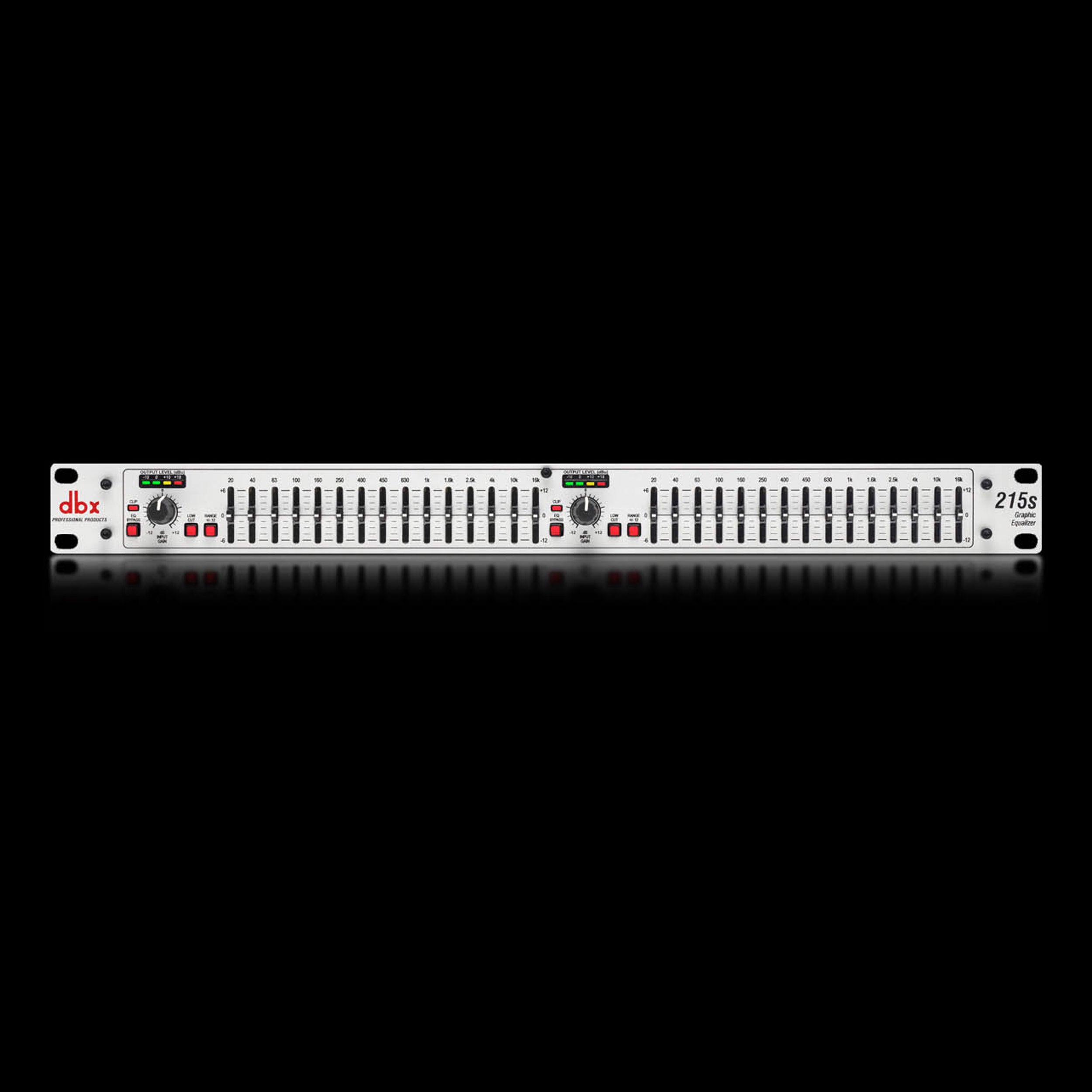 DBX 215S Dual 15-Band EQ in Silver