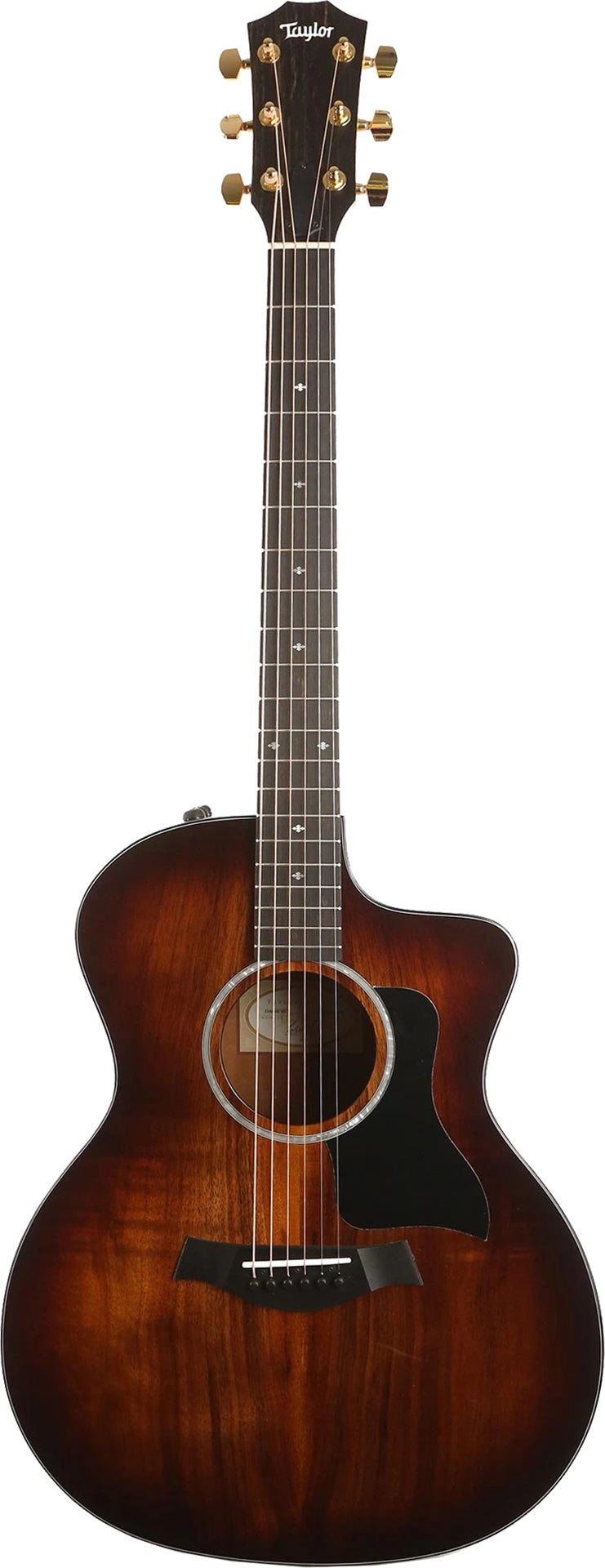 Taylor 224ce Koa Deluxe Grand Auditorium Acoustic Electric Guitar, Hawaiian Koa