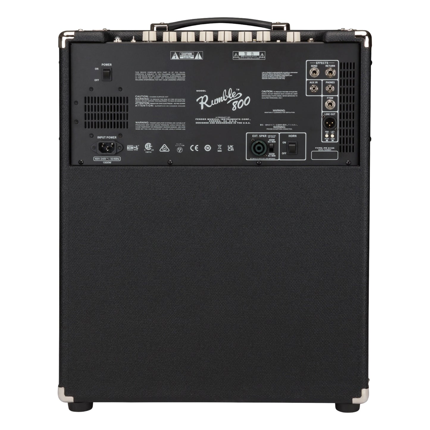 Fender Rumble 800 Combo, 120V