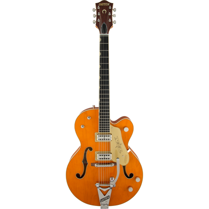 Gretsch G6120T-59 Vintage Select '59 Chet Atkins® Hollow Body Electric Guitar, Vintage Orange Stain Lacquer