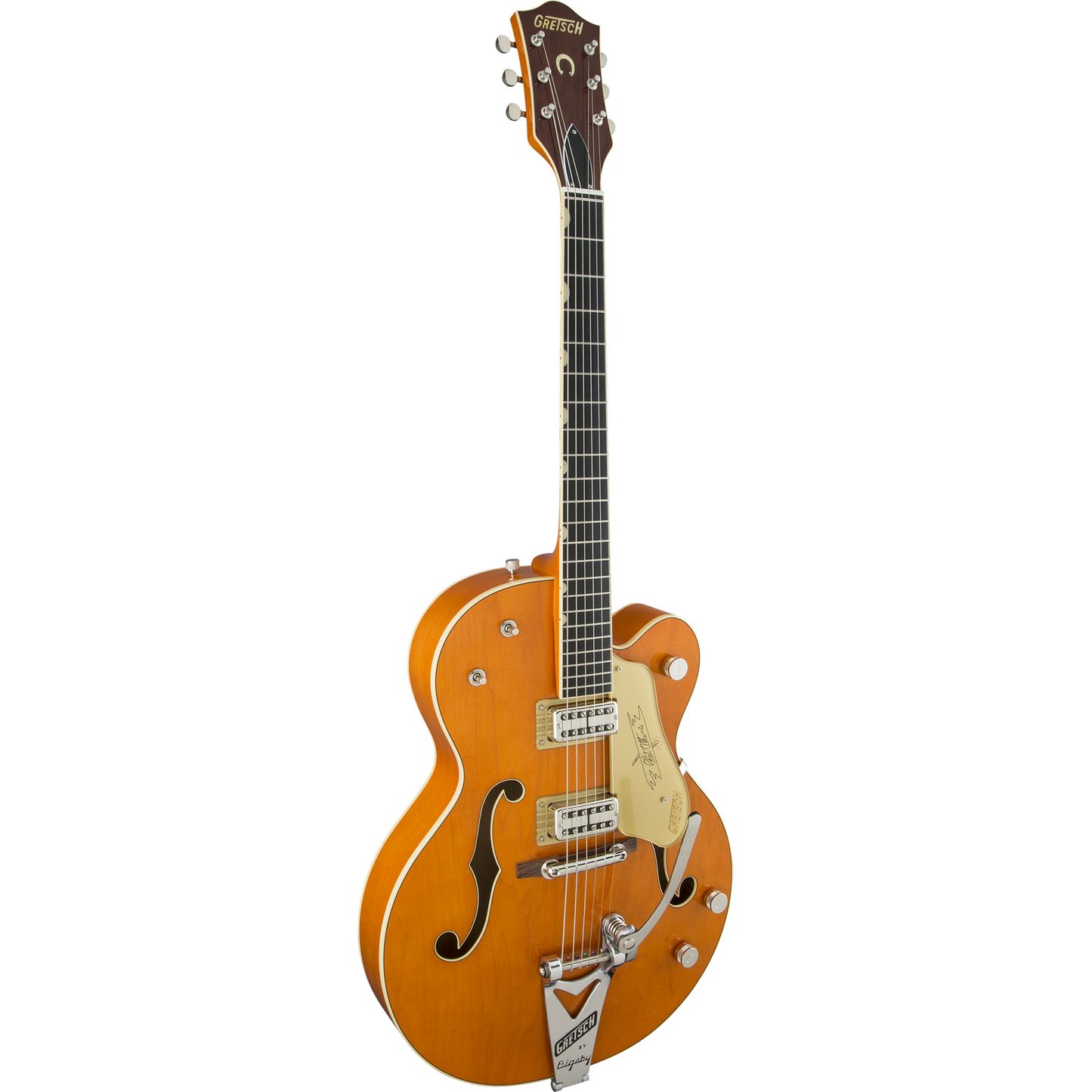 Gretsch G6120T-59 Vintage Select '59 Chet Atkins® Hollow Body Electric Guitar, Vintage Orange Stain Lacquer