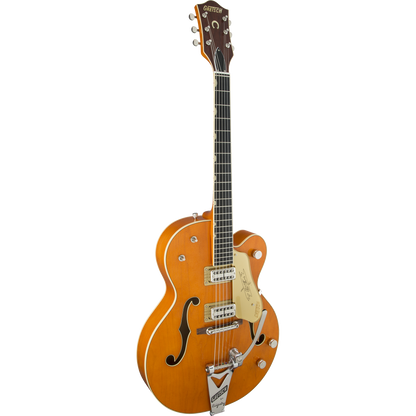 Gretsch G6120T-59 Vintage Select '59 Chet Atkins® Hollow Body Electric Guitar, Vintage Orange Stain Lacquer