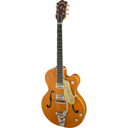 Gretsch G6120T-59 Vintage Select '59 Chet Atkins® Hollow Body Electric Guitar, Vintage Orange Stain Lacquer