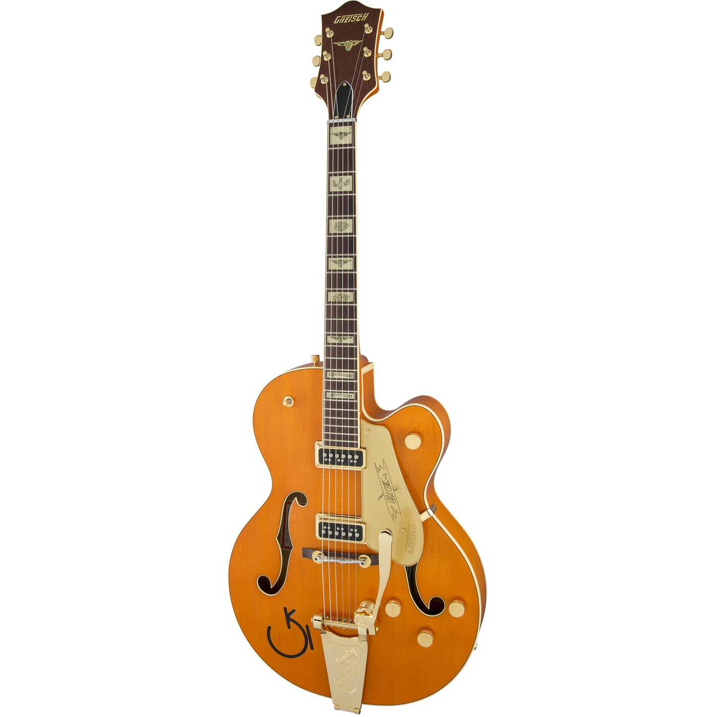 Gretsch G6120T-55 Vintage Select Edition '55 Chet Atkins® Hollow Body Electric Guitar, Orange Stain Lacquer