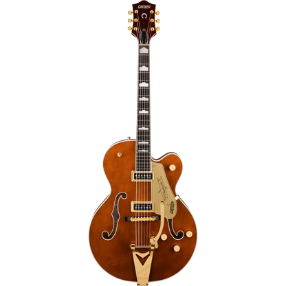 Gretsch G6120TG-DS Players Edition Nashville® Hollow Body DS Electric Guitar, Roundup Orange