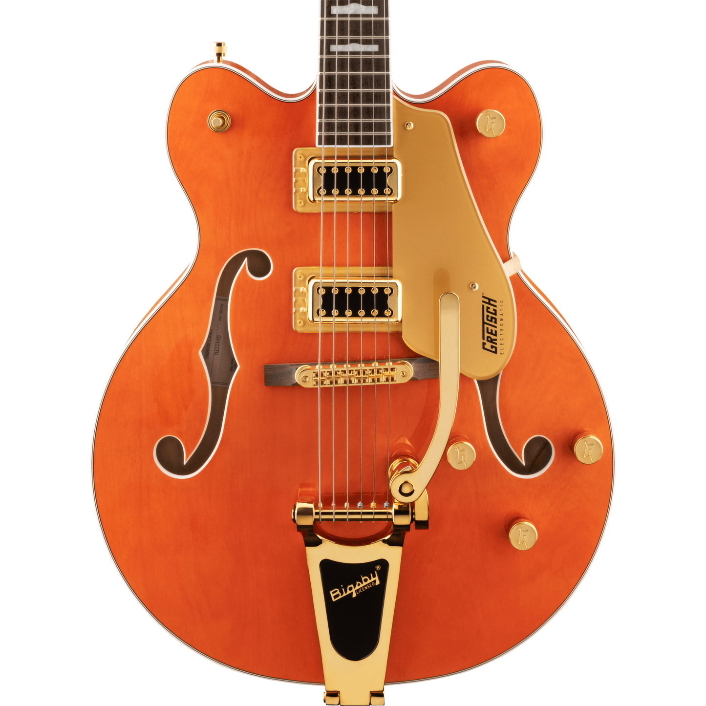 Gretsch G5422TG Electromatic® Classic Hollow Body Double-Cut Electric Guitar, Orange Stain